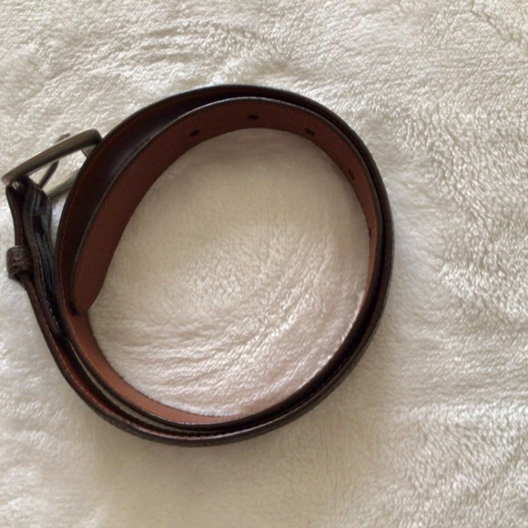 Coach small genuine lizard belt main image 4